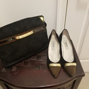 Balley shoes (clutch available also)